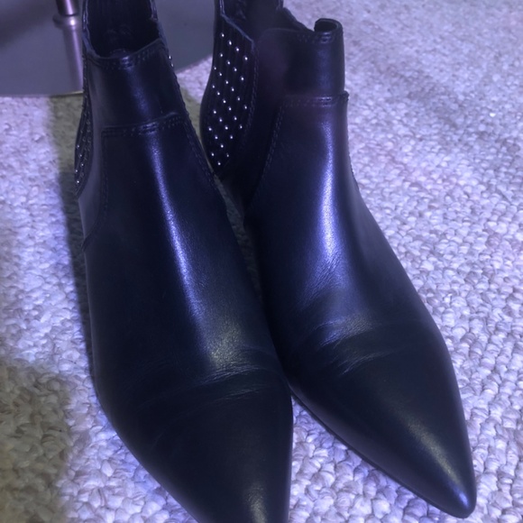 Black booties with silver detailing - Picture 6 of 8